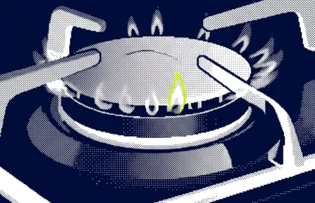 stocks de gaz europe — illustration