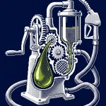 huile de friture diesel — illustration