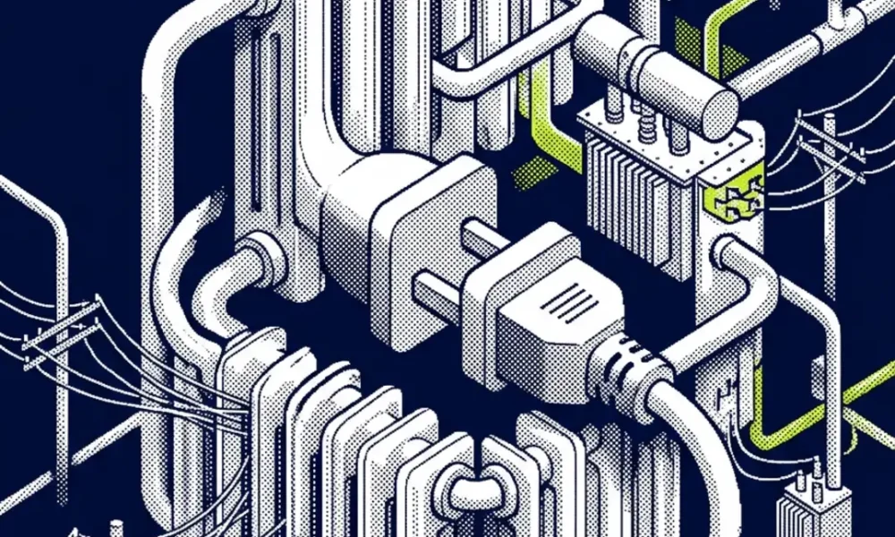 leasing social pompe à chaleur — illustration