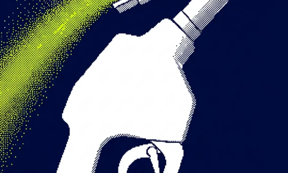Prix des carburants affiché sur une station-service TotalEnergies en France