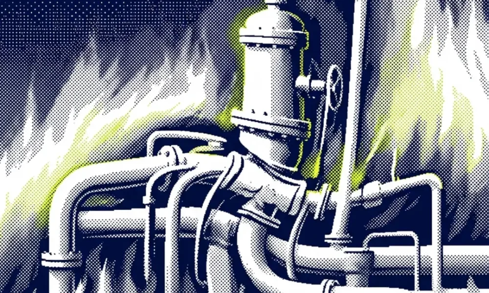 risque natech gazier — illustration