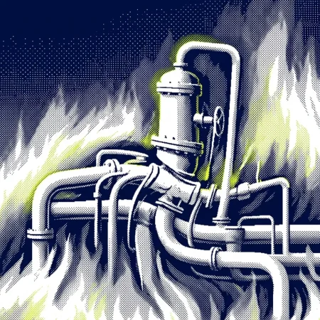 risque natech gazier — illustration