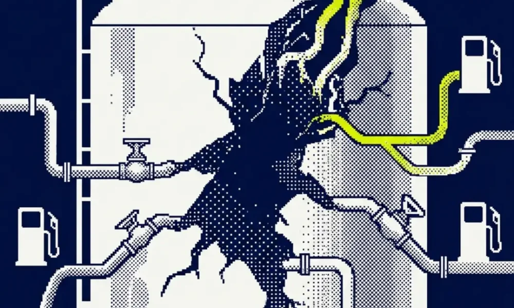 stocks pétroliers mondiaux — illustration